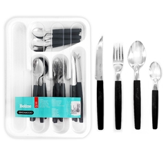 Juego de Cubiertos Simonaggio x 24 con bandeja, 12754