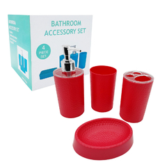 Set de Accesorios para Baño, 4 piezas, 13231 - comprar online
