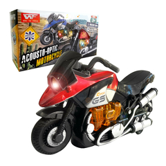 Moto Chopera C/Luz y Sonido, choca y sigue a pilas 13196