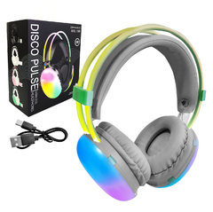 Auricular Inalámbrico RGB con luz y Micrófono, USB 13319 - tienda online