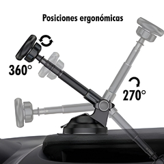 Soporte p/Auto Brazo Magnético Celular Parabrisas 13314 - comprar online
