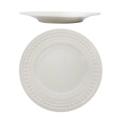 COMBO 1 Plato Playo + 1 Plato Hondo + 1 Plato Postre cerámica Azteca 90073 - comprar online