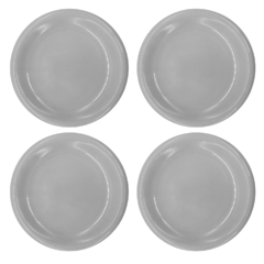 Set x 4 Platos de Postre de cerámica, 20 cm 13345