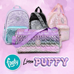 Bolso Deportivo Puffer Metalizado, Original Footy, 12669