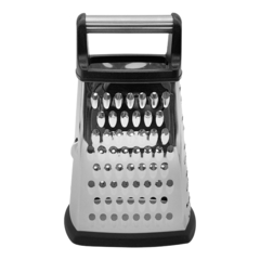 Rallador Rectangular acero inoxidable c/mango y base antideslizante, 13403