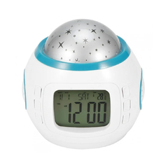 Reloj Despertador C/Luz Proyector de estrellas C/Música y Alarma 13449 - comprar online