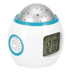 Reloj Despertador C/Luz Proyector de estrellas C/Música y Alarma 13449 - tienda online