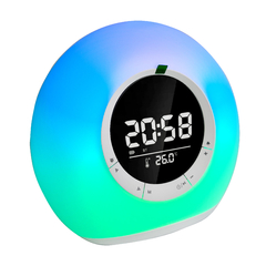 Parlante Reloj Inalámbrico Bluetooth Con Luces 13354 - comprar online