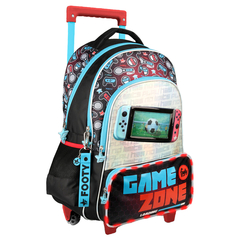 Mochila Footy 18 pulgadas, C/Carrito Game Zone, Luz Led, original Footy, 12931 - comprar online