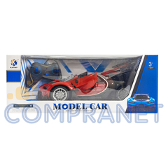 Auto Deportivo RC Grande, con luz, abre puertas y Baúl, USB 13164