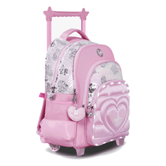 Mochila Footy 18 pulgadas, C/Carrito SUPER HEARTH, Luz Led, original 13654 en internet