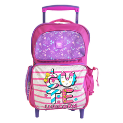 Mochila 18 pulgadas, C/Carrito Cute Unicornio, 3 ruedas Owen Kids 13659 en internet