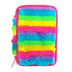 Cartuchera escolar 3 pisos con peluche, multicolor Owen Kids 13661
