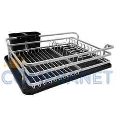 Secaplatos, Escurridor Reforzado Aluminio c/Bandeja Grande, 13106 - comprar online