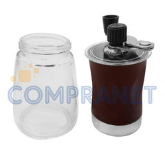 Molinillo de Café manual Acero Vidrio y Cerámica 250grs 13288 - comprar online