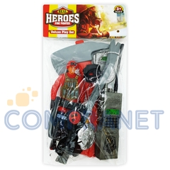 Set Bombero Súper realista, 11 piezas, c/muñeco Bombero, 12286 en internet