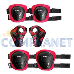 COMBO Monopatín 3 ruedas con Luz Plegable + Protección Rosa 90066 - comprar online