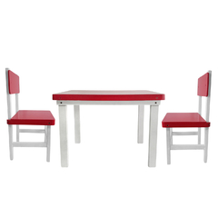 Mesa Rectangular con 2 sillas, infantil, Madera 13684 en internet