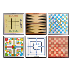 Juego de mesa, Tablero 7 en 1, ajedrez damas ludo 12837 - Compranet