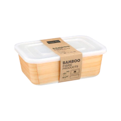 Set x 3 Tapers de Fibra de Bamboo c/tapa, cocina 12644