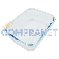 Taper Contenedor Recipiente hermético de Vidrio c/Tapa Plástica, 1030ml 13144 - Compranet