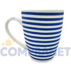 Taza Cónica Mug Jarro para te/café, Deco rayas 11842 - Compranet