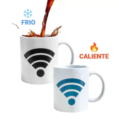 Taza Mágica Cerámica, termosensible, cambia de color, 12490