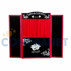Teatro de títeres Grande 100 x 62cm, C/Telón Corredizo 13236 en internet