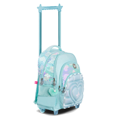 Imagen de Mochila Footy 18 pulgadas, C/Carrito SUPER HEARTH, Luz Led, original 13654