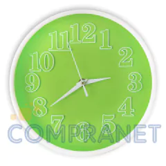 Reloj de pared Analógico, 25 cm diámetro, 12415 - comprar online