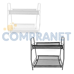 Estante de mesa Metal 2 Pisos, cocina baño 12772 - comprar online