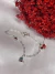 Pulseira com corações vermelho - comprar online