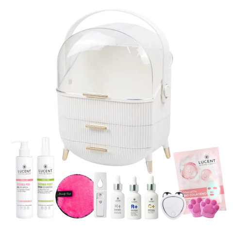 KIT SKIN CARE PRO + ORGANIZADOR DE COSMETICOS