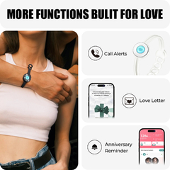 Pulseras para parejas CANDY - Blanco y Negro - tienda online