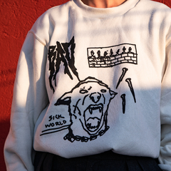 MOLETOM CARECA OFFWHITE / SICK WORLD - comprar online