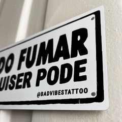 PLACA / PROIBIDO FUMAR - comprar online
