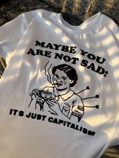CAMISETA / CAPITALISM (OFF WHITE) - comprar online