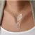 Colar de pingente de cristal Multicamadas vintage feminino cor de Ouro. - loja online