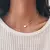 Colar de pingente de cristal Multicamadas vintage feminino cor de Ouro. - loja online
