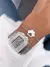 Pulseira em aço inox patinha