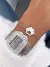 Pulseira em aço inox patinha - loja online