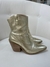 Bota Western Dourada - comprar online