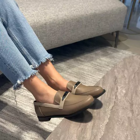 Mocassim Kelly Cinza