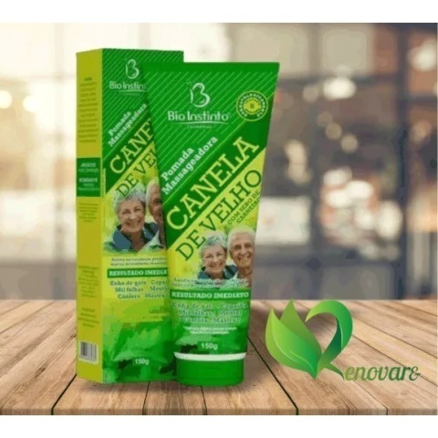 Pomada Massageadora CANELA DE VELHO com SEBO DE CARNEIRO