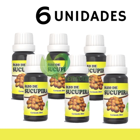 6x Óleo de Sucupira - 100% vegetal, natural e vegano