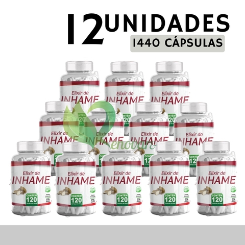 12x Elixir de Inhame em 120 cápsulas de 500mg