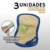 3x BUCHA VEGETAL Dupla face com ESPONJA - CAMPO BELO