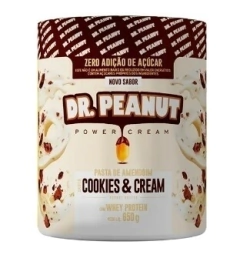 Pasta de Amendoim DR PEANUT Cookies & Cream 600g