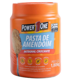 Pasta de Amendoim Integral 1,005kg - Power 1 One - GLV NUTRITION