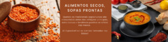 Banner de la categoría Alimentos secos, sopas preparadas.